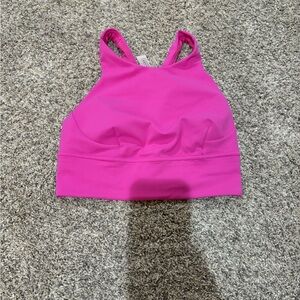 Lululemon Sonic Pink High Neck Sports Bra